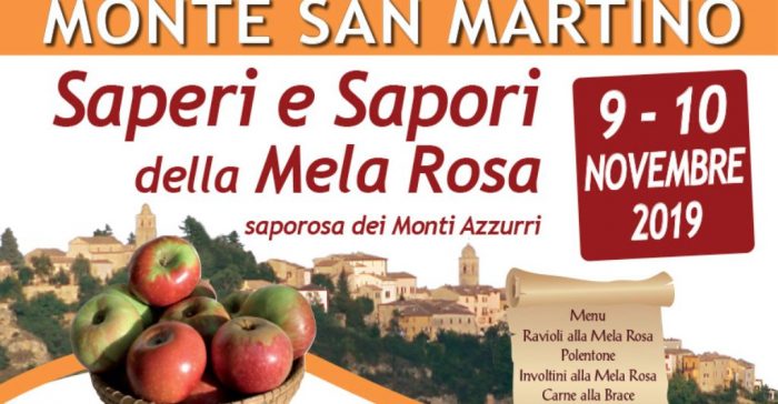 Locandina festa della Mela Rosa